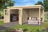 Abri de jardin en bois Sophy 4,60 m² + 4,31 m² LASITA MAJA Livraison à domicile incluse