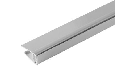 Profil de finition extremité gris - 50 x 80 x 2600 mm - GROSFILLEX