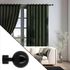 Embout déco boule à visser en métal diam 16 mm Finition Noir mat par 2 - MOBOIS