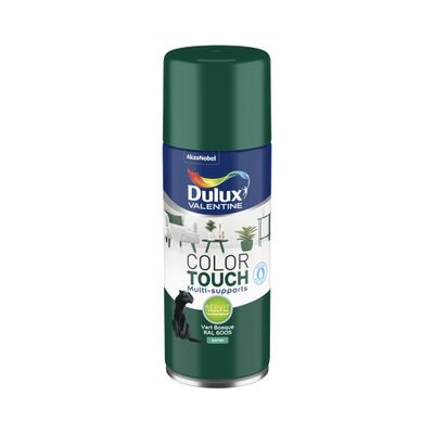 Bombe de peinture Color Touch vert basque RAL 6005 satin 400 mL - DULUX VALENTINE