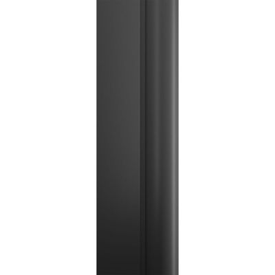 Pare-baignoire extensible 2 volets coulissant 140x70-118 cm profilé noir verre transparent - SCHULTE