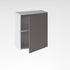 Porte pour meuble de cuisine Lotus gris plomb mat 70 x 60 cm OFITRES