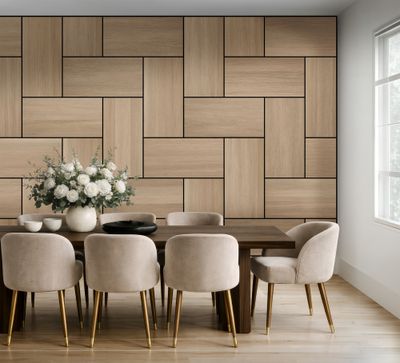Panneau acoustique mural chêne clair - 8 x 400 x 800 mm - LEITL