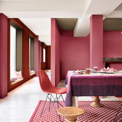 Peinture crème de couleur Grès Rose velours 0,5L - DULUX VALENTINE