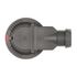 Bonde de douche dome ABS Noire diamètre 90 mm Slim+ WIRQUIN