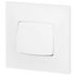 Bouton poussoir encastrable complet Blanc - Neptune LEGRAND