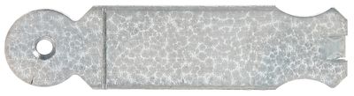 Patte scellement 12.5cm zinc