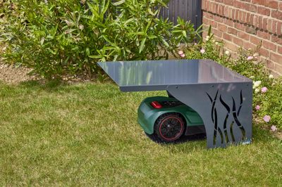 Abri pour robot tondeuse gris MOTTEZ