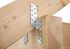 Equerre renvoyée droite 170 x 32 x 32 mm