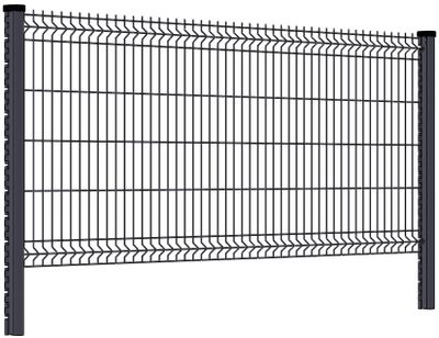 Panneau de grillage rigide Hybrid L.2,50 x H.1,52 m gris FERRO BULLONI