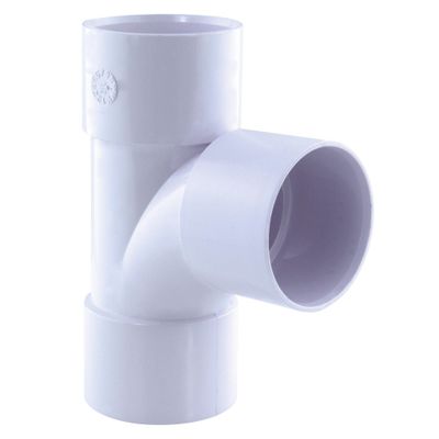 Culotte PVC évacuation 87° femelle/femelle Ø40 blanc - FITT