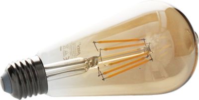 Ampoule LED EDISON ambrée 6W 720 lumens dimmable blanc chaud - ARLUX