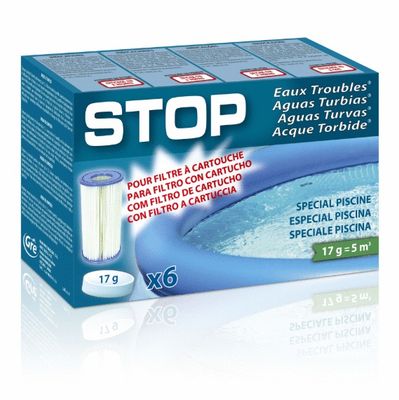 Floculant piscine stop eaux troubles filtre à cartouche pour piscine GRE