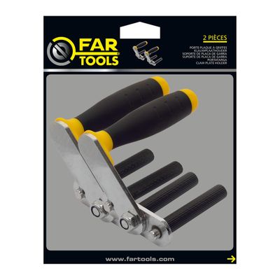 Lot de 2 poignées de porte plaque à griffes FARTOOLS