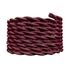 Câble électrique tissu torsadé rouge 3m -TIBELEC