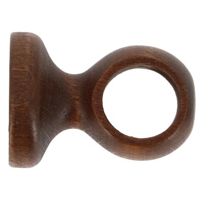 Support à oeil en bois de 50 mm diam 28 mm Finition chêne foncé - MOBOIS