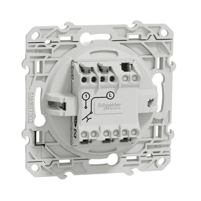 Poussoir 10 A blanc Odace 2011 SCHNEIDER ELECTRIC