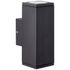Applique extérieur 2 lumières GU10 Hally anthracite IP44 10W - BRILLIANT