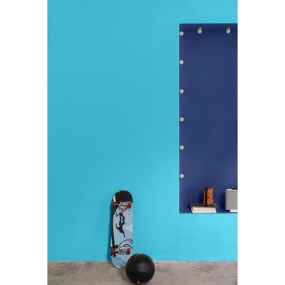 Peinture crème de couleur Bleu Caraïbes satin 0,5L - DULUX VALENTINE