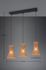 Suspension E27 Bijou fil de papier naturel 3x10W - CASALUM