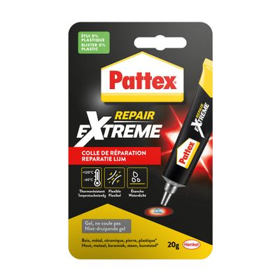 Colle de réparation Repair Extreme tube gel 20 g - PATTEX
