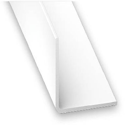 Cornière égale PVC blanc 10 x 10 mm 2,60 m CQFD