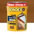Lasure totale protection 5 ans chêne moyen satin 6L BONDEX