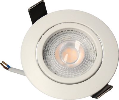 Spot LED encastrable dimmable et orientable module remplaçable Blanc - Ruby ARLUX
