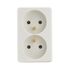 Adaptateur prise de force  20A 2 pôles + terre vers 2 x 16A 2 pôles + terre - DEBFLEX