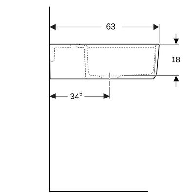Evier de cuisine 2 bacs timbre d'office en grès blanc 90x63x20 cm Walter - PERLINE