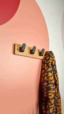 Patère 4 têtes bois CIME