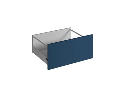 Façade tiroir pour meuble de cuisine Lotus bleu indigo mat 28 x 60 cm OFITRES