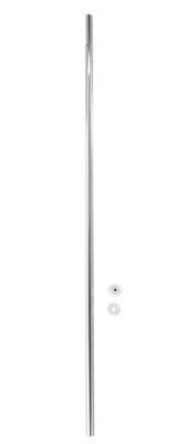 Tringle de douche télescopique de 110 à 185 cm chromée, diamètre 20 mm
