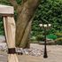 Lampadaire extérieur E27 hauteur réglable Valence noir IP54 60W - COREP