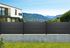 Clôture persienne P-MEX gris antracite L 1,50 m x H 90 cm - kit  - MOREY