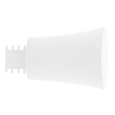 Embout déco pommeau en métal diam 28 mm Finition Blanc mat - MOBOIS