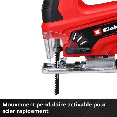 Scie sauteuse pendulaire sans fil TC-JS 18V li solo EINHELL