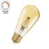Ampoule LED Edison 1906 filament ambrée variable E27 7 W = 725 lumens blanc chaud OSRAM
