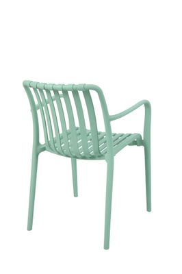 Fauteuil de jardin BARI polypropylène vert pastel - BOCARNEA