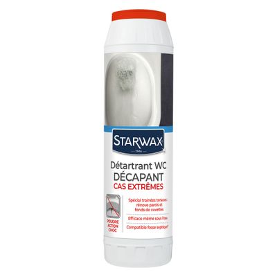 Détartrant surpuissant en poudre pour sanitaires 1 kg STARWAX