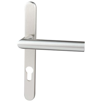 Poignées de porte Edison nickel mat à cylindre ALPERTEC