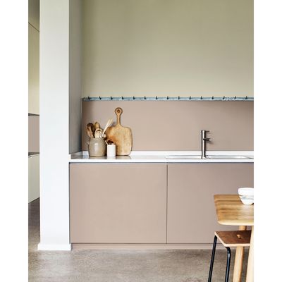 Peinture Crème de Couleur Cuisine et Bain Satin Taupe 0,75 L - DULUX VALENTINE