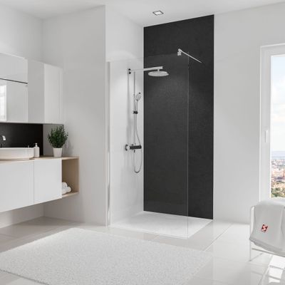 Panneau mural de douche 100x255 cm ardoise DécoDesign Décor - SCHULTE