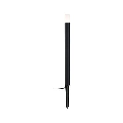 Borne extérieur à piquer LED 60cm Plug & Shine noir IP65 150 lumens  blanc chaud - PAULMANN