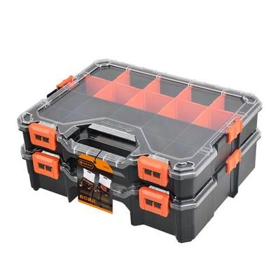 Boîtes de rangement clipsable par 2 - TACTIX