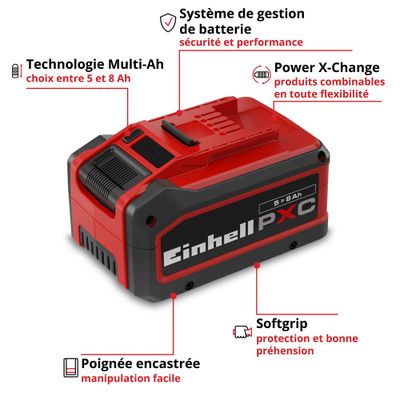 Batterie 18V - 5/8 Ah Multi Ah PXC Plus EINHELL