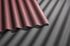 Plaque de couverture recyclé Ely petites ondes noire  L.2 x 0,90 m PLASTIBAT