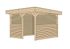 Tonnelle -  657 T.2 avec parois - 338 x 120 cm Livraison gratuite domicile WEKA
