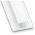 Profilé de raccord pour panneau PVC blanc épaisseur 3,5 mm 2 m CQFD