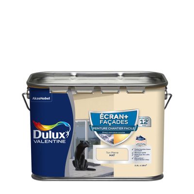 Peinture façades Ecran + ton pierre 2,5 L - DULUX VALENTINE